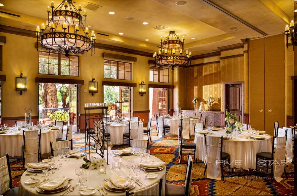 Ballroom Wedding Setup at Gateway Canyons Resort and Spa