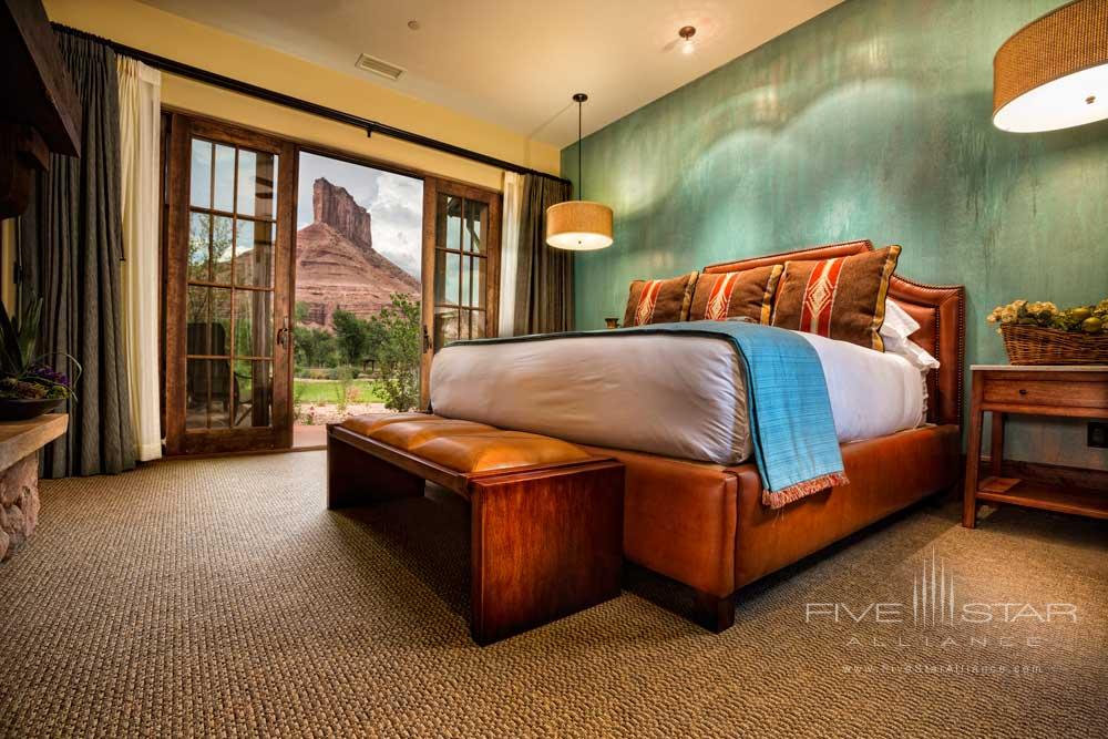 Casita Hacienda Bedroom at Gateway Canyons Resort and Spa