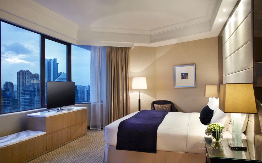 Junior Suite with evening view at The Singapore Marriott Hotel