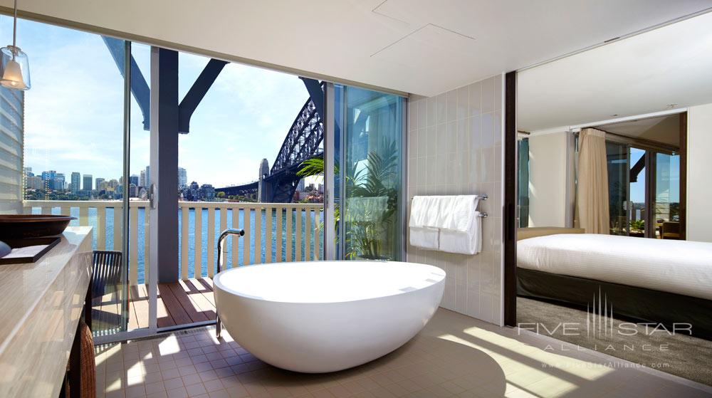 Admiral Suite Bathroom at Pier One Sydney Harbour