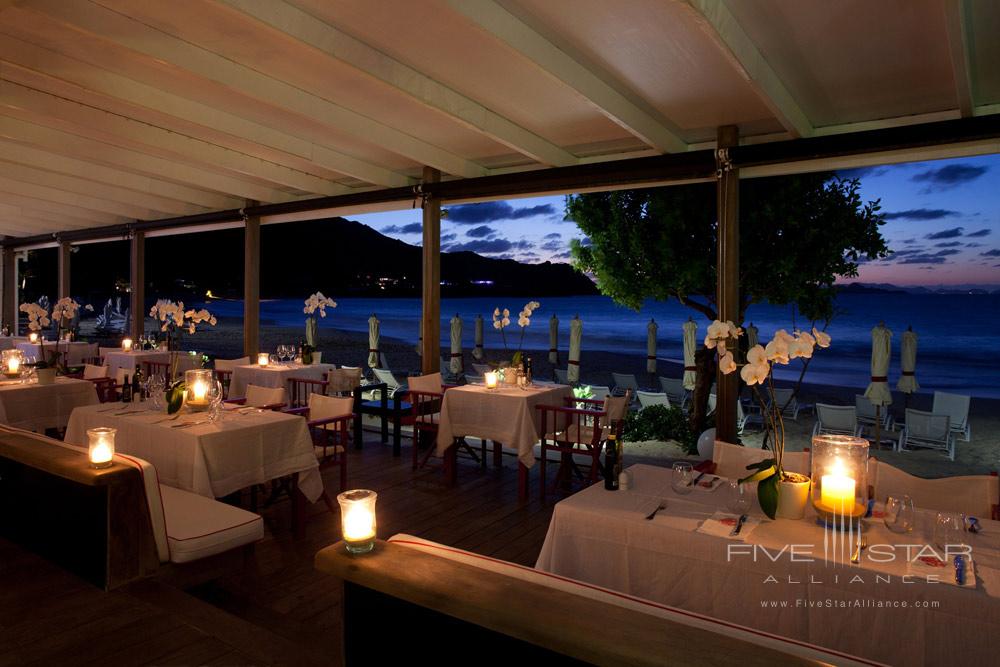 Pacri by night at Hotel Taiwana, St. Barthelemy