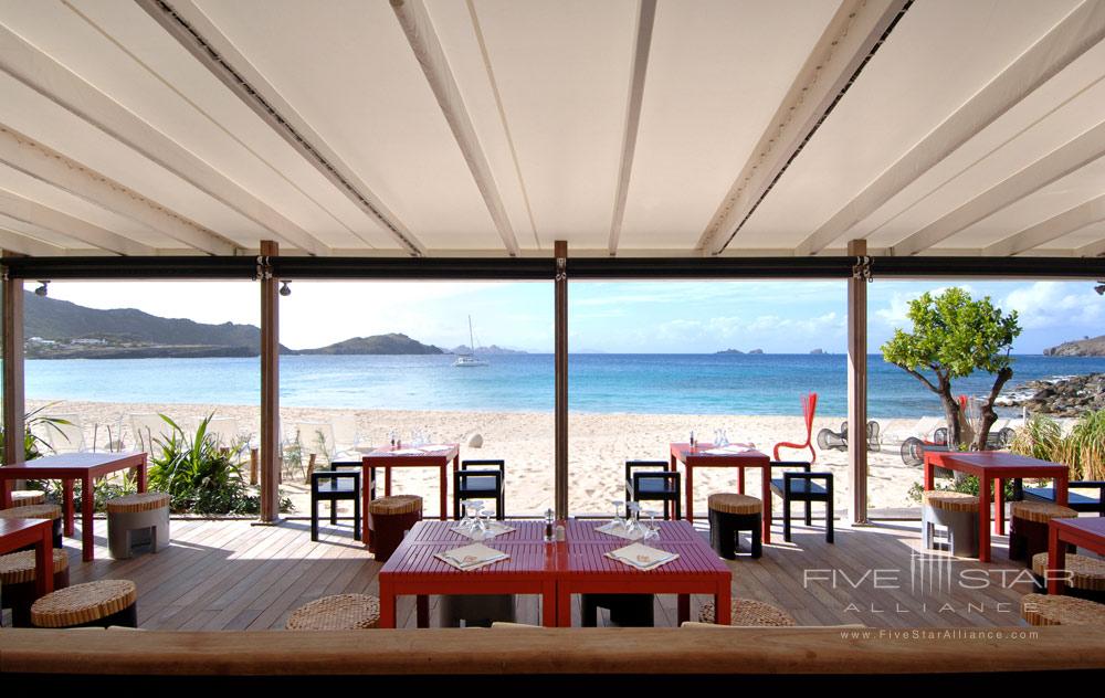 Beachfront Dining at Hotel Taiwana, St. Barthelemy