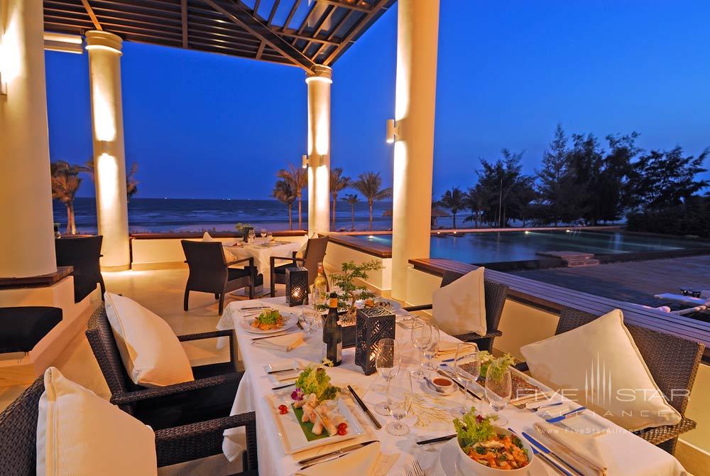 Terrace Dining at Princess DAn Nam Resort and Spa, Ke Ga BayVietnam