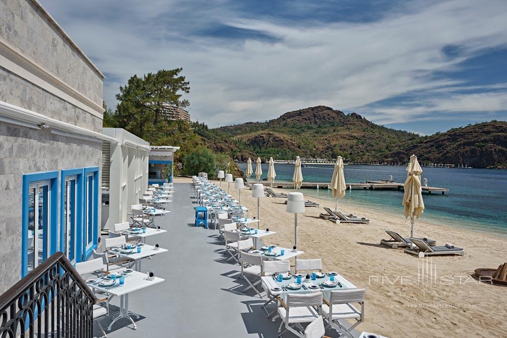 Beach and Lounge at D-Hotel Maris, Turkey