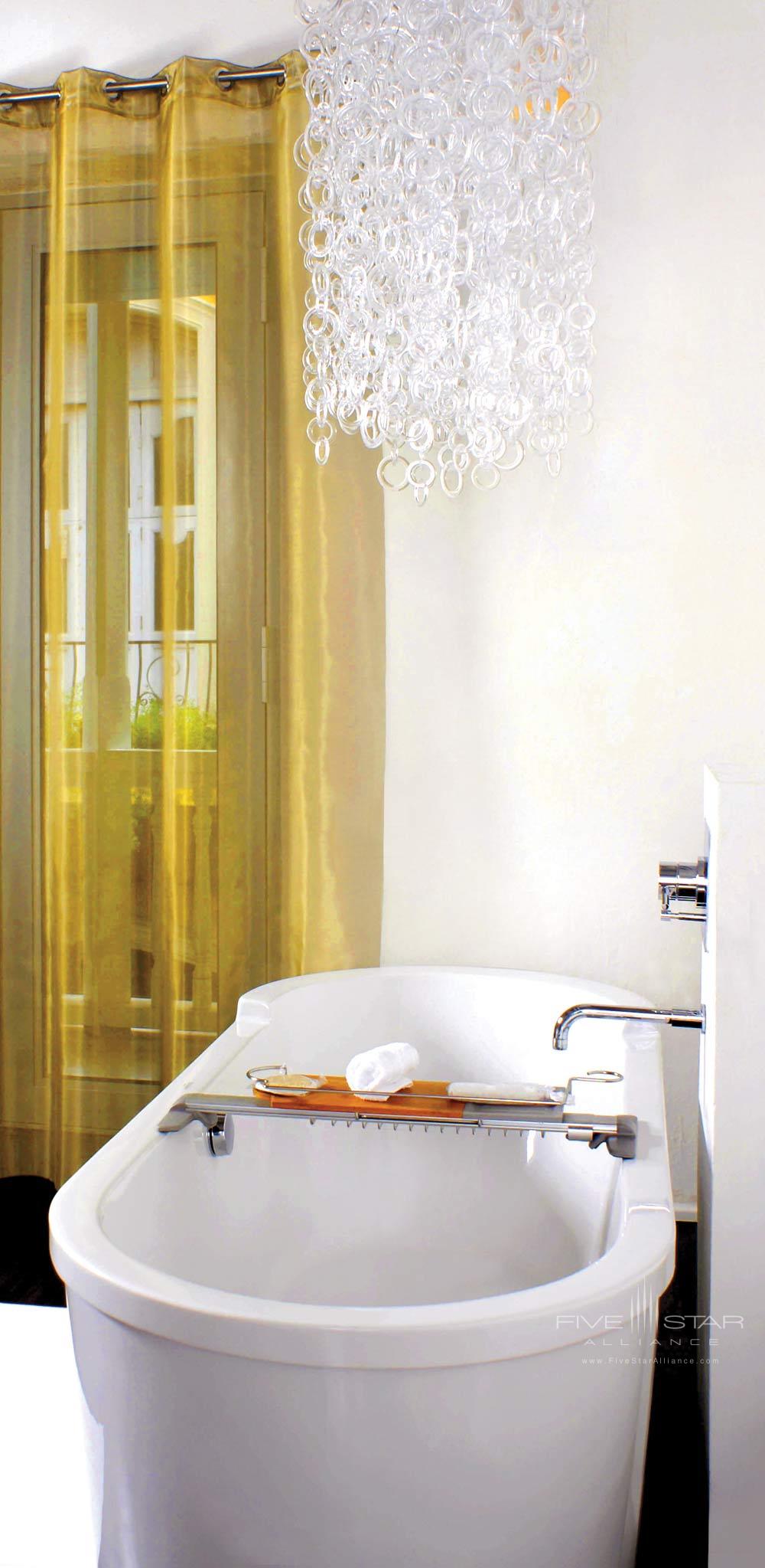 Peau de Soie room Bathtub at Tcherassi Hotel Cartegena, Columbia