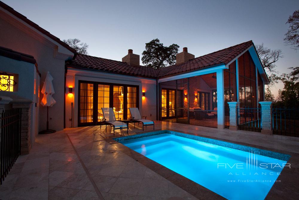 Hacienda Private Plunge Pool at The Inn at Dos Brisas, Washington, TX