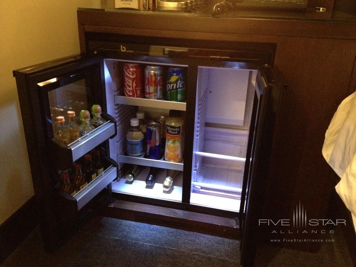 Mini Bar in guest room at Archer Hotel New York
