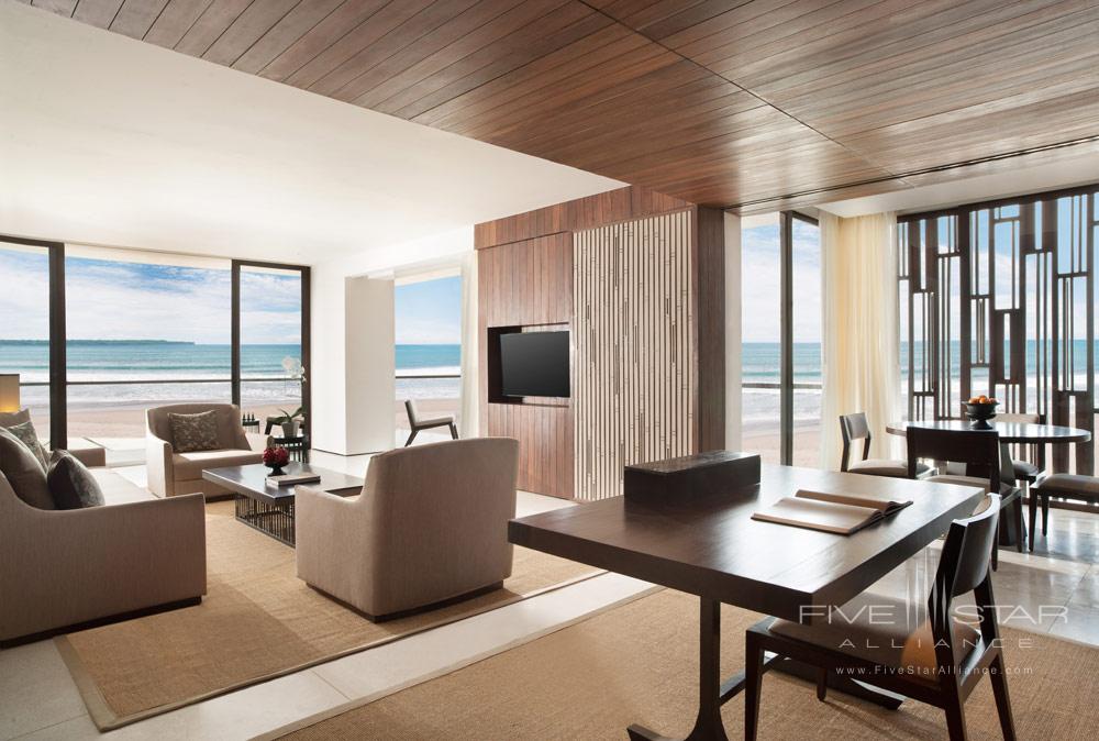 Beach Suite Living Room at Alila Seminyak Bali, Indonesia