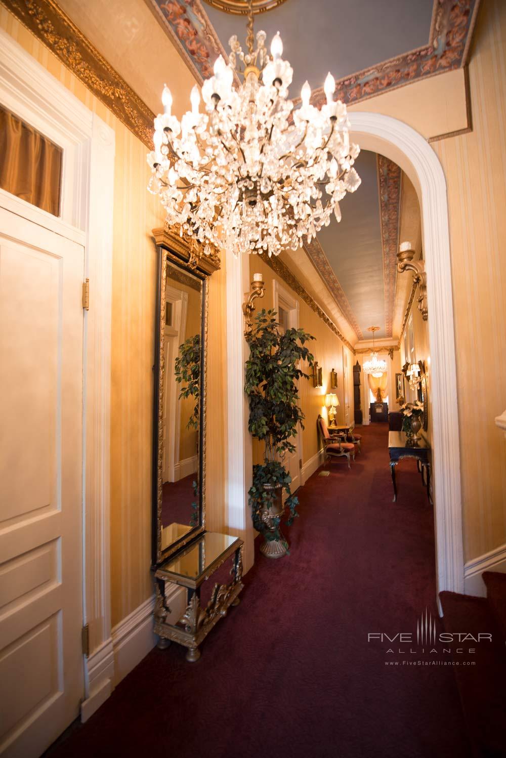 Hallway Downstairs at The Cornstalk Hotel, New OrleansLA