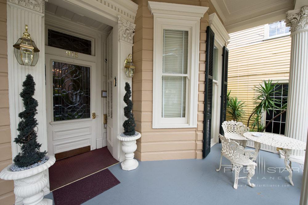 Exterior of Porch at The Cornstalk Hotel, New Orleans