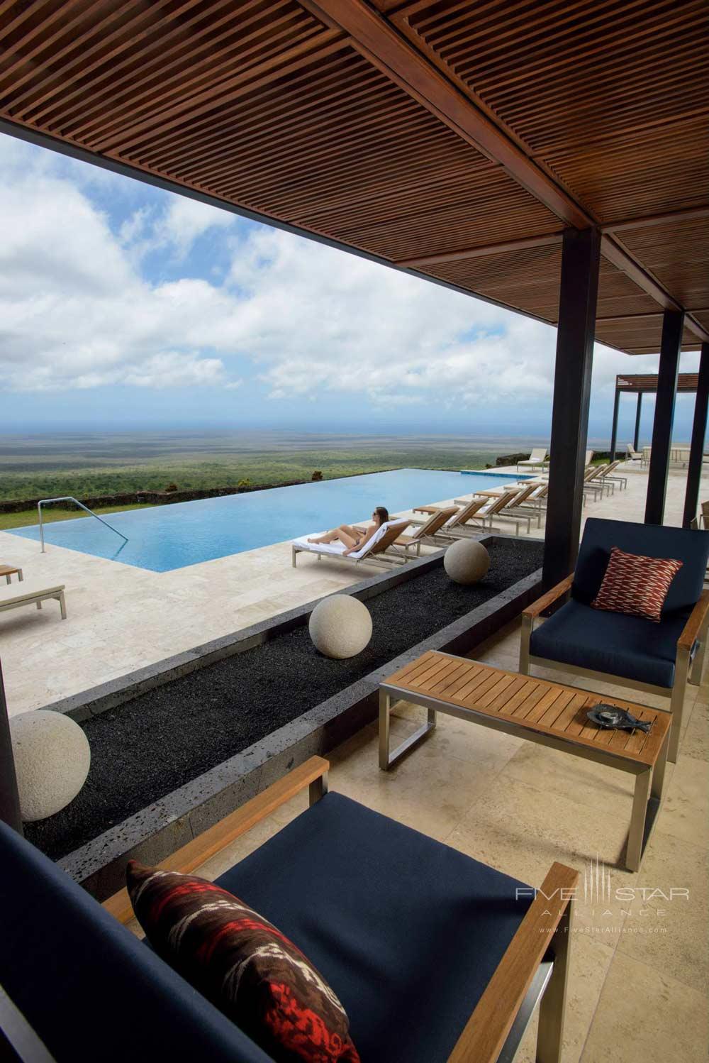 Lobby and Pool at Pikaia Lodge Galapagos, Ecuador