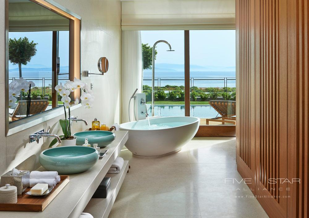 Sea View Suite Bath at Mandarin Oriental Bodrum