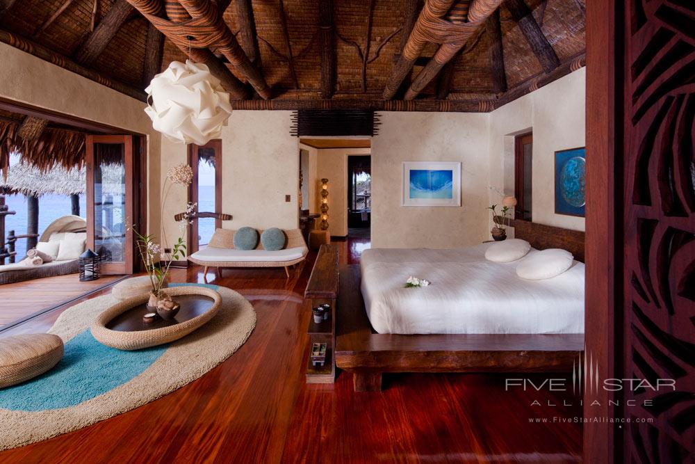 Overwater Villa Bedroom at Laucala Island Resort