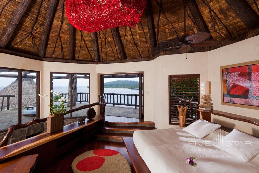 Peninsula Villa Bedroom at Laucala Island Resort