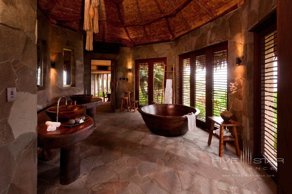 Hilltop Estate Bathroom at Laucala Island Resort