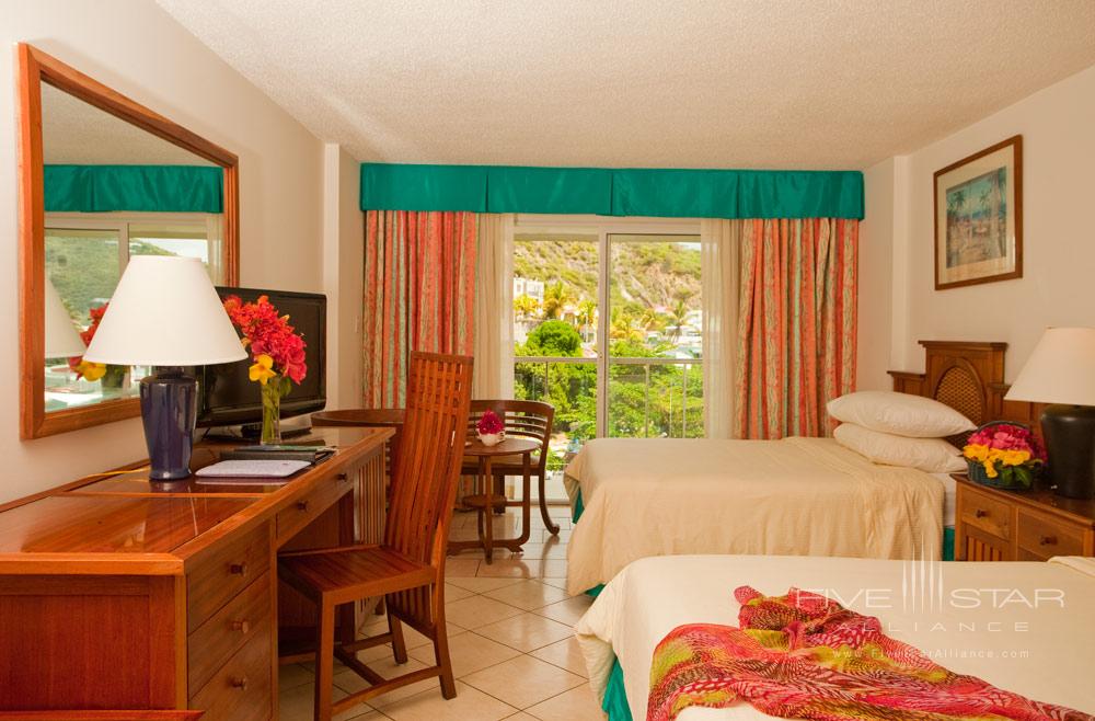 Serenity Guestroom with Island View at Sonesta Great Bay Beach Resort, Philipsburg, Sint Maarten