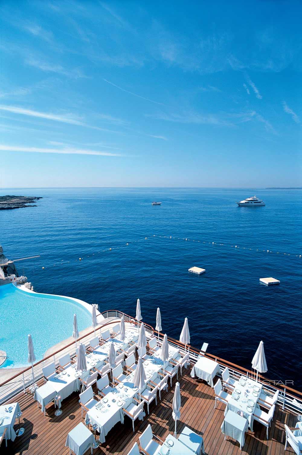 Pool and Dining at Hotel du Cap Eden RocDAntibes, France