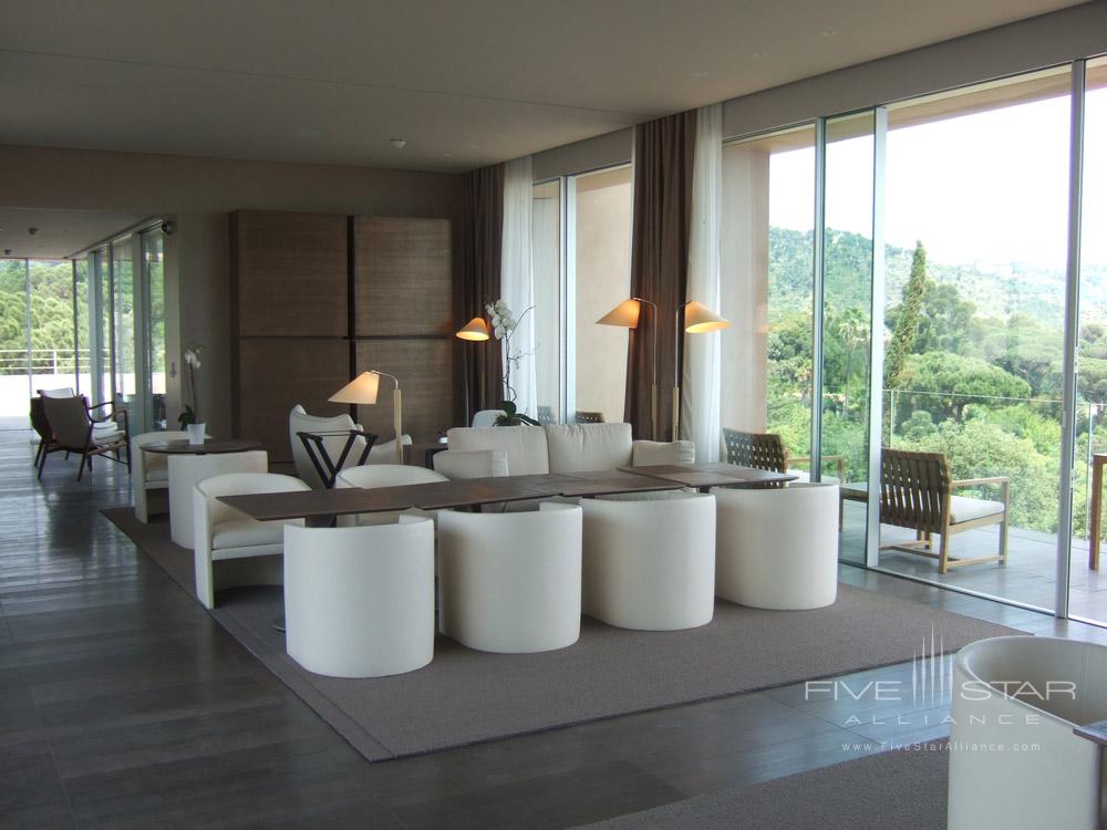 Lobby at La Reserve Ramatuelle, France