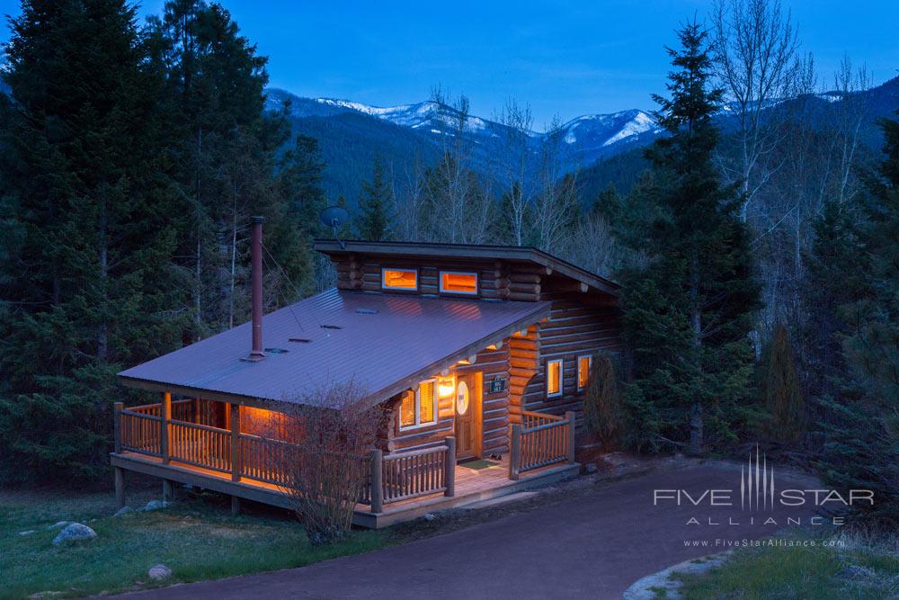 Cabin Exterior at Triple Creek RanchDerby, MT