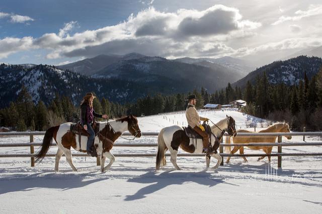 Winter Activity at Triple Creek RanchDerby, MT