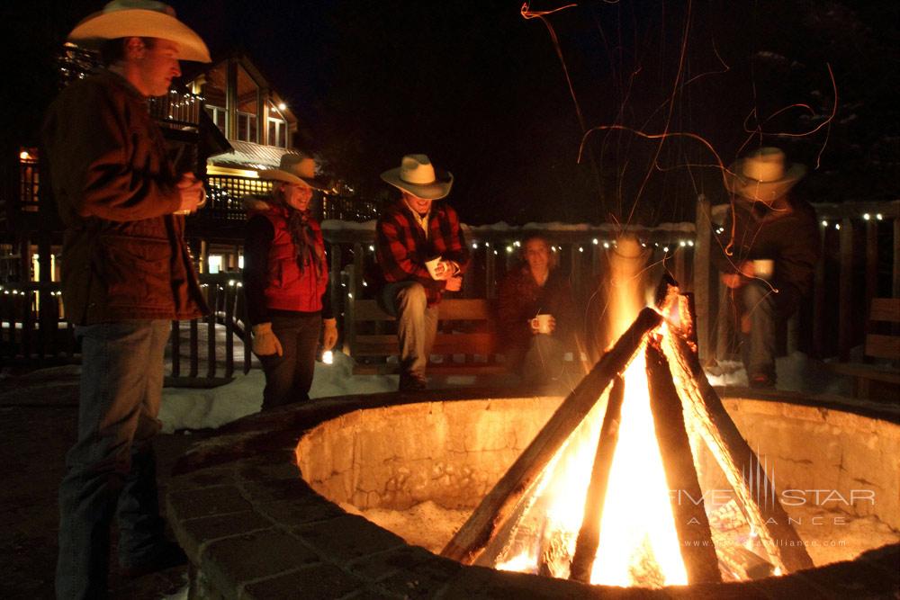 Firepit Gathering at Triple Creek RanchDerby, MT