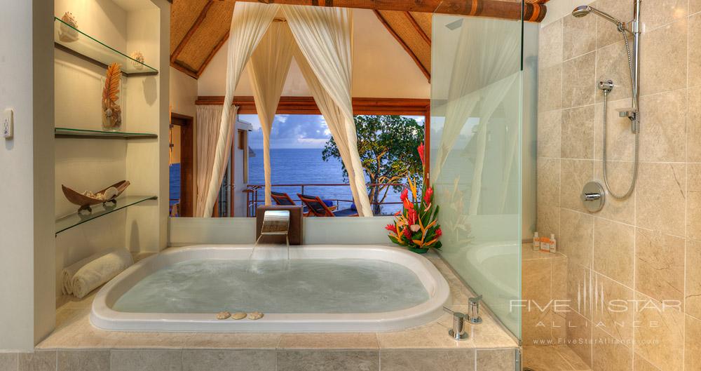 Bath of West Pool Suite at Royal Davui Resort, Fiji