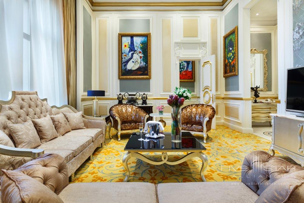 Suite Living Area at St. Regis Moscow Nikolskaya