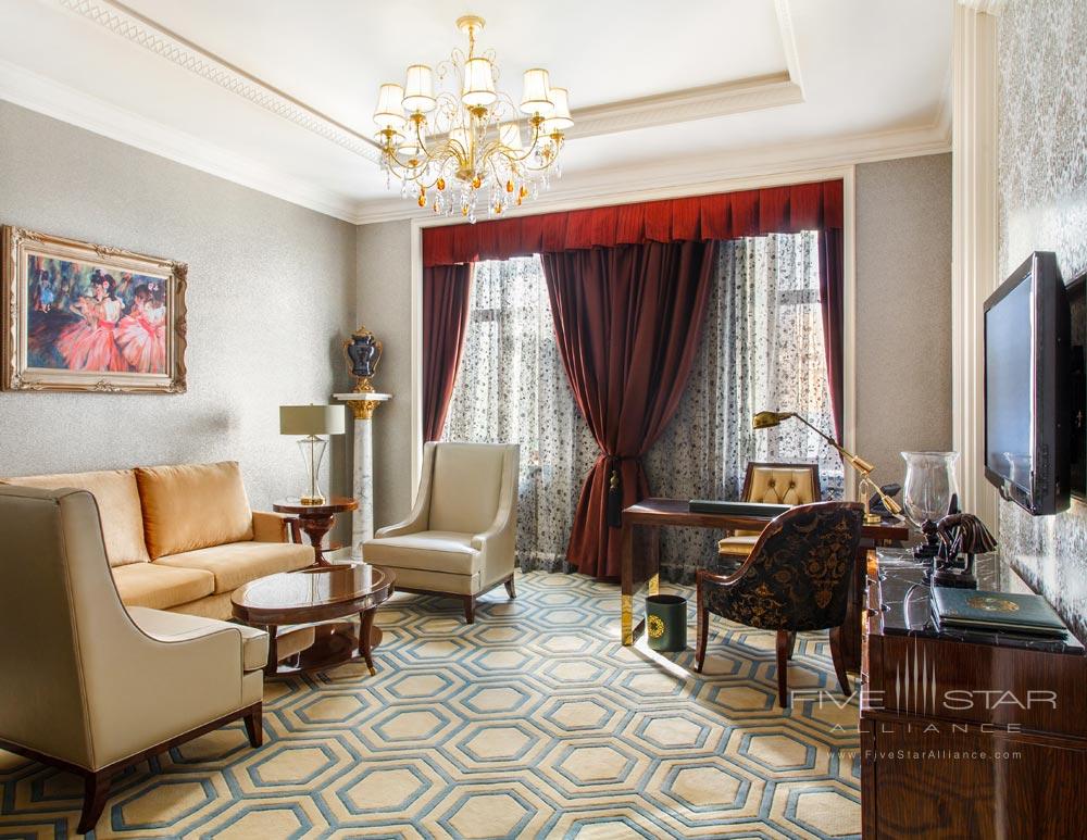 Suite Sitting Area at St. Regis Moscow Nikolskaya