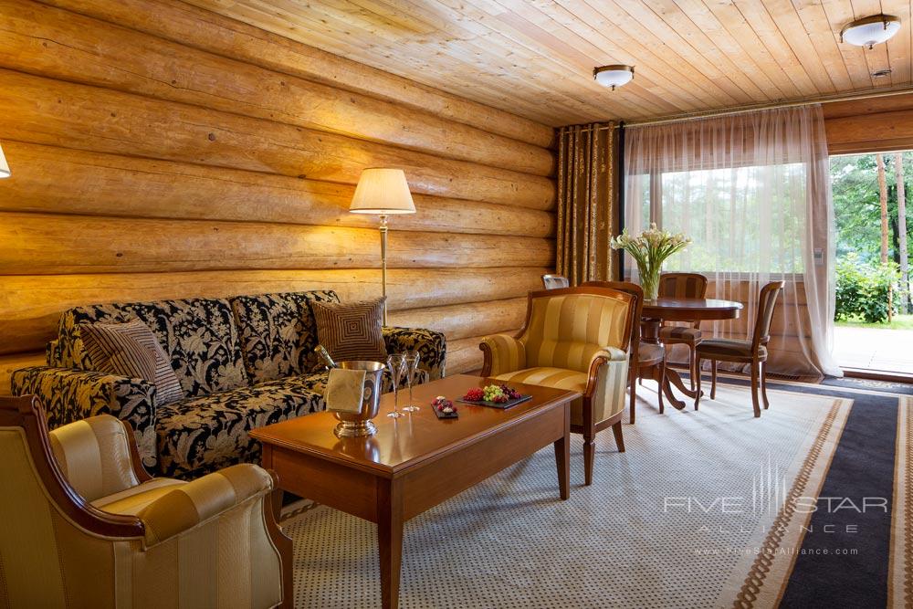 Lux Suite Lounge Area at IDW Esperanza Resort Trakai District, Lithuania