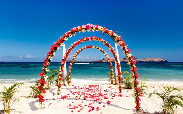 Sheraton Tokoriki Island Resort and Spa Beach Wedding