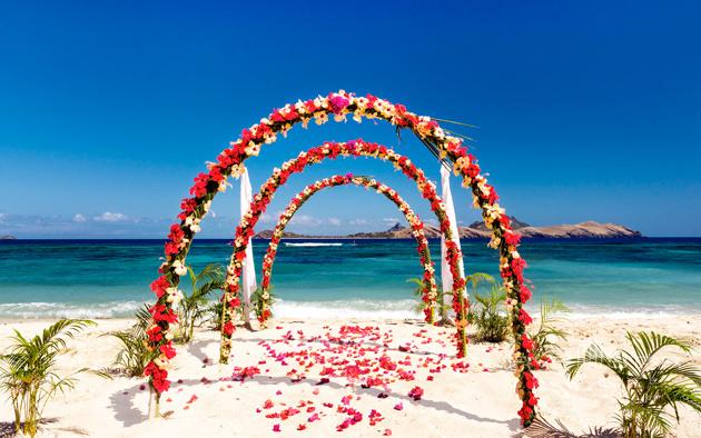 Sheraton Tokoriki Island Resort and Spa Beach Wedding