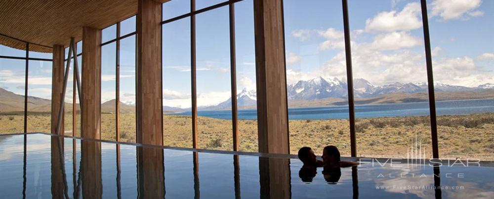 View from the Indoor Pool at Tierra Patagonia Hotel and Spa