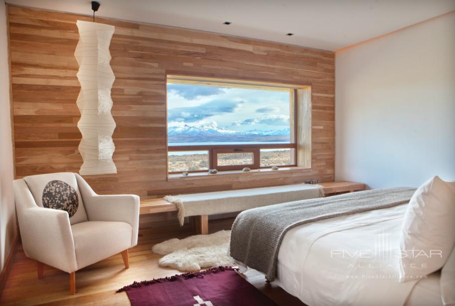 Superior guest rooms at Tierra Patagonia are 36m2 (387 square feet) and can be arranged with either a king or two twin beds.