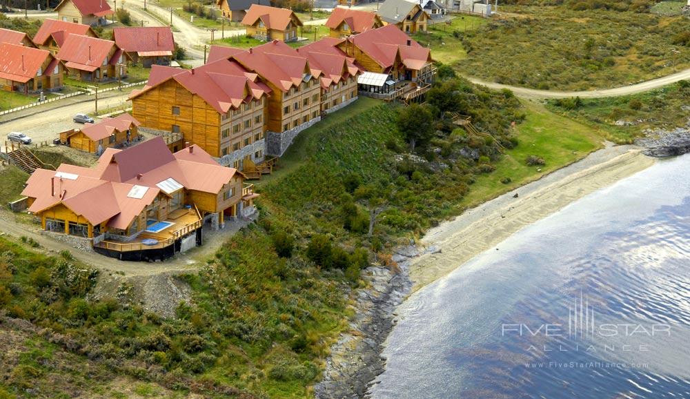 Aerial View of Los Cauquenes Resort and Spa UshuaiaTierra del Fuego, Argentina