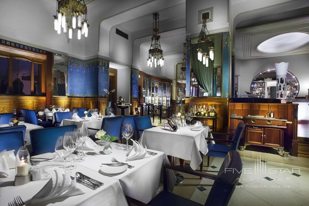 The Sarah Bernhardt Restaurant at The Hotel Paris Prague