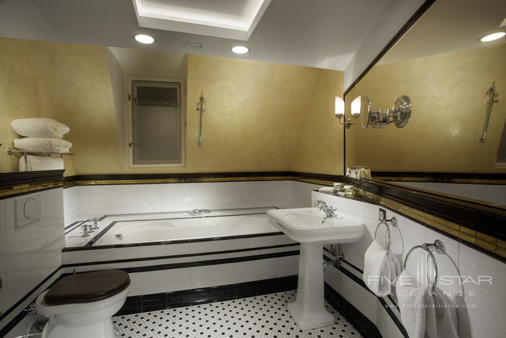 The Mucha Suite Bath at Hotel Paris Prague