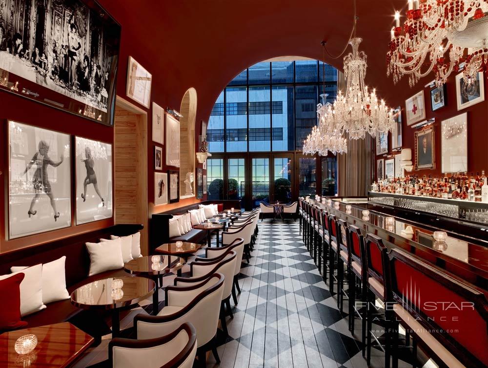 Bar and Dining at Baccarat Hotel New York