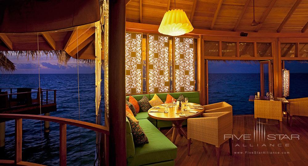 Constance Halaveli Maldives Jing Restaurant.