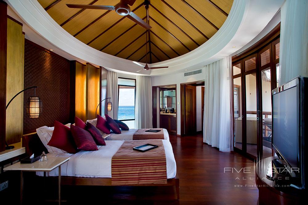 Constance Halaveli Maldives Presidential Villa Master Bedroom.