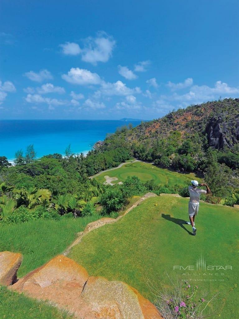 The Constance Lemuria in the Seychelles has an amazing championship 18-hole golf course designed by Rodney Wright and Marc Farry. The 6 105 yardpar 70 course was built along the coastline of the Indian Ocean and through tropical woodlands.