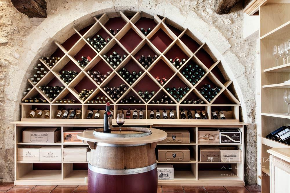 Wine Cellar at Chateau des Vigiers, Monestier-Dordogne, France