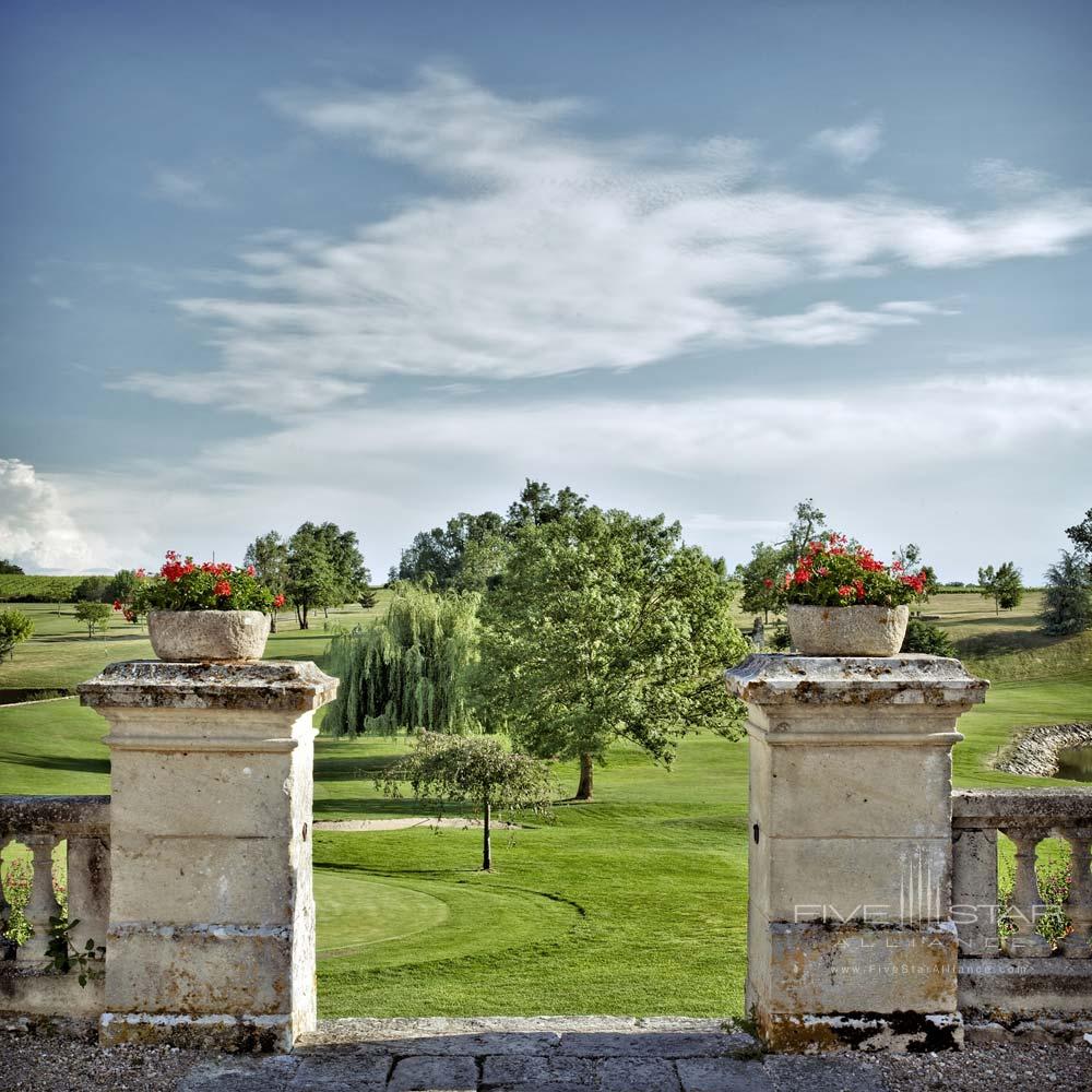 Golf Course Terrace at Chateau des Vigiers, Monestier-Dordogne, France