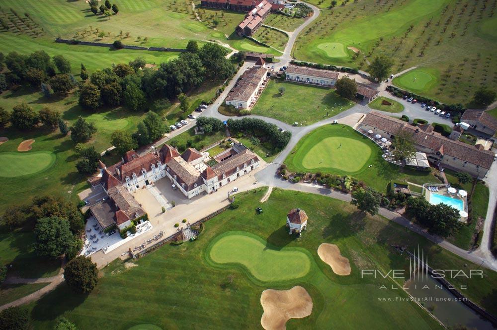 Aerial View of Chateau des Vigiers, Monestier-Dordogne, France