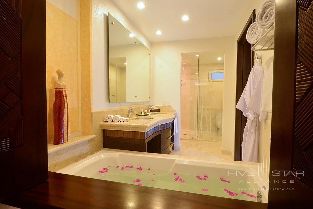 Junior Suite Bath with Jetted Tub at Grand Miramar Resort and Spa Puerto Vallarta, Jalisco, Mexico