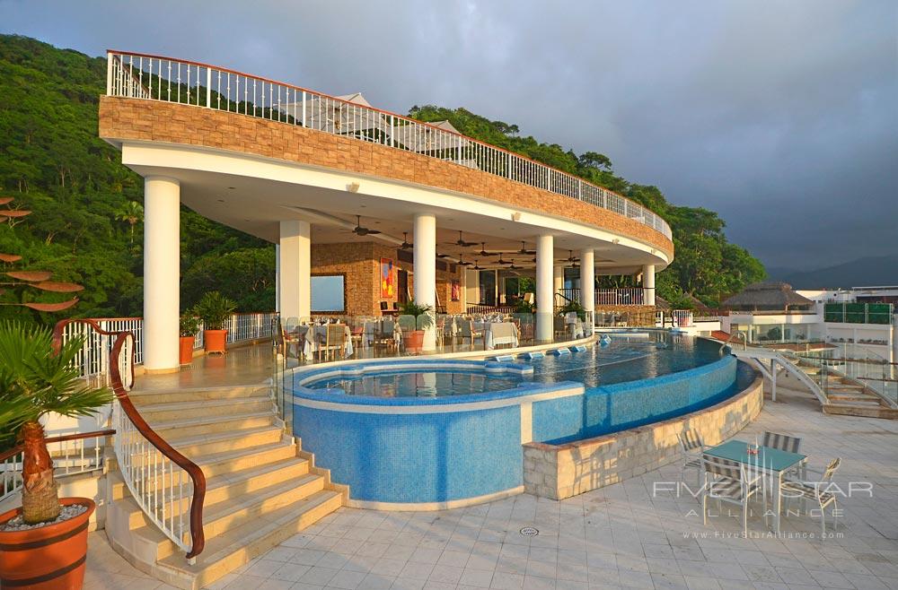 Sky Pool Restaurant at Grand Miramar Resort and Spa Puerto Vallarta, Jalisco, Mexico