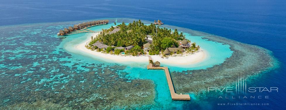 Aerial View Of The Kandolhu Island Resort, Maldives