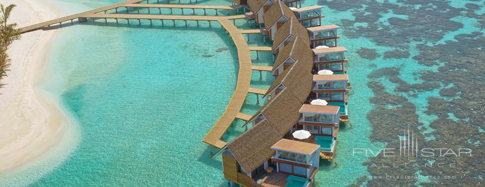 Air View Of Ocean Villas At The Kandolhu Island Resort, Maldives