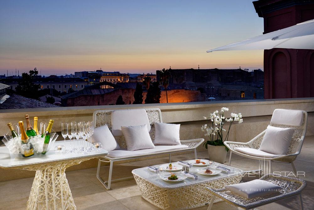 Terrace at Palazzo Montemartini, Rome