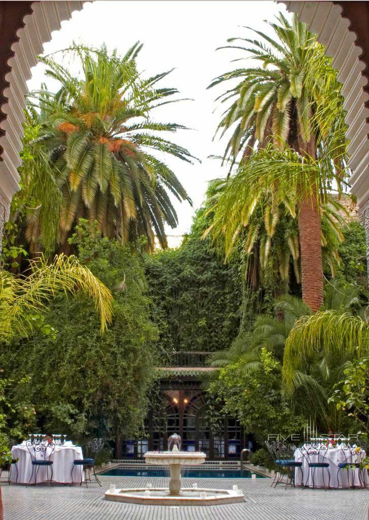 Outdoor Dining at Palais Sheherazade and Spa in Fez, Morocco