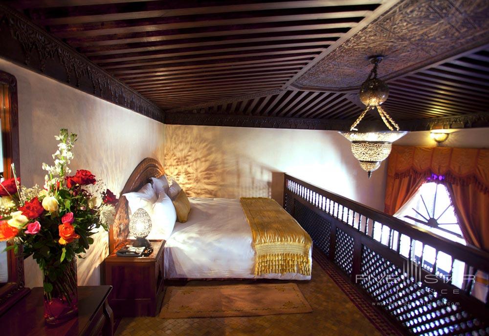 Guestroom at Palais Sheherazade and Spa in Fez, Morocco